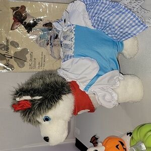 2-piece DOROTHY Halloween Costume For Dog Or Cat. Size S
